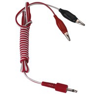 Small alligator clips Cable: Plug - plug 3.5