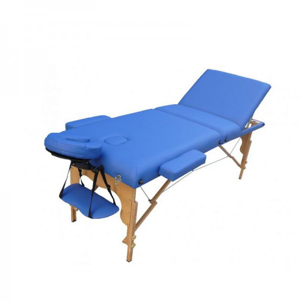 Neptuno New Age Portable Wooden Stretcher with Leg Rests