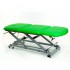 Economical electric stretcher: three bodies, chair type, with toilet paper holder and face cap (two models available) - With retractable wheels: 70cm x 1.90m - Reference: CE-2137-R.70