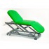 Economical electric stretcher: three bodies, chair type, with toilet paper holder and face cap (two models available) - With retractable wheels: Standard Upholstery 62cm X 1.90m - Reference: CE-2137-R.62