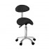 Pony Beauty Stool with Backrest Organic Plus (colors available) - Color: Black - Reference: A12.1022AB2