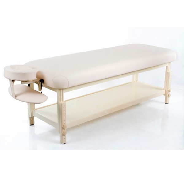 Kinefis massage table for SPA and aesthetics: Wooden structure with adjustable height
