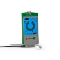 EvoStim P therapeutic unit: one stimulation channel, one pressure biofeedback channel. Composed of batteries, instruction manual, connection cable and RU-V2STFW probe. Ideal for perineal reeducation