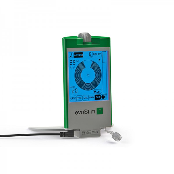 EvoStim P therapeutic unit: one stimulation channel, one pressure biofeedback channel. Composed of batteries, instruction manual, connection cable and RU-V2STFW probe. Ideal for perineal reeducation EvoStim P therapeutic unit: one stimulation channel, one pressure biofeedback channel. Composed of batteries, instruction manual, connection cable and RU-V2STFW probe. Ideal for perineal reeducation