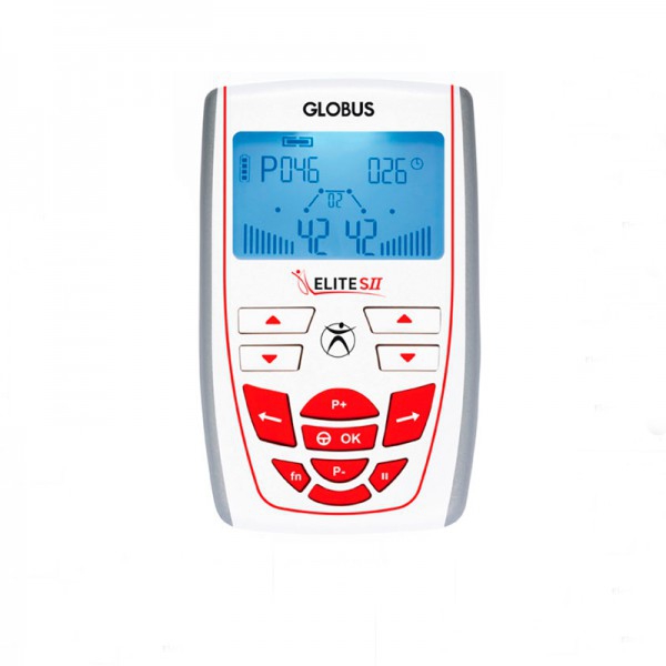 Electrostimulator for fitness and beauty Globus Elite S II with two channels and 100 programs (with rechargeable battery)