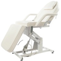 Bucci aesthetic stretcher chair: Electric with three bodies and height adjustment, removable armrests and facial hole