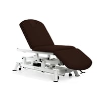 Electric stretcher: three bodies, chair type, with toilet paper holder, facial cap and retractable wheels