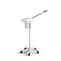 Flux professional facial steamer with ozone and digital display. Generates warm ionic steam that facilitates pore opening and improves the absorption of active ingredients.