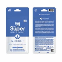 ROCKET Super Patch - 28 Patch Pack: Vibrotactile stimulation that can increase performance and improve satisfaction with overall well-being