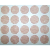 Breathable Hypoallergenic Circular Paper Adhesive 24 mm (120 units)