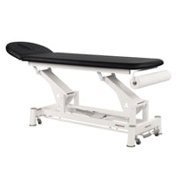 Ecopostural electric stretcher: White technical two-body connecting rod (207 x 62 cm)