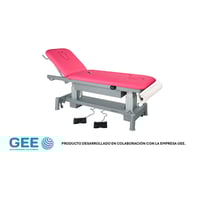 Electric stretcher for people with pronounced abdomen: comfort and ergonomics for physiotherapy and massages