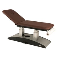 Ecopostural electric stretcher: Vertical elevation, two columns and two bodies and 20º negative reclining headrest (62 x 188cm)