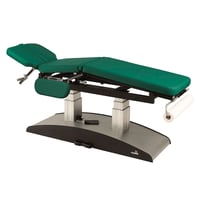 Ecopostural electric stretcher: Vertical elevation with two columns, three bodies with armrests and 70º tilting head (50x198 cm)
