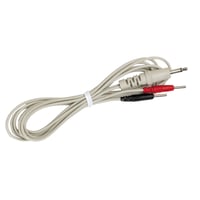 Jack Plug Cable with Bananas (one meter long)