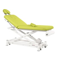 Ecopostural electric stretcher: two-body with white scissors (70 x 188 cm)