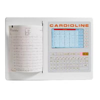 ECG200S electrocardiograph: 12 channels and A4 printing