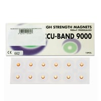 Accu-Band Magnet Gold Plated 9000 gauss: Diameter 5mm (12 units)