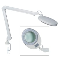 HF 8W LED magnifying lamp with five magnifications (different anchors available)