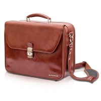 Doctor's medical leather briefcase (brown color)