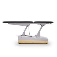 SWOP 2L Starter Electric Massage Table: multi-purpose, seamless upholstery, motor for height adjustment and retractable wheels... All-terrain and versatile