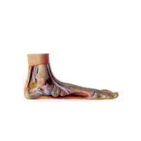 Flat exhibition foot