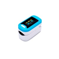 Portable digital pulse oximeter: With integrated sensor for measuring blood oxygen saturation and heart rate (with case)