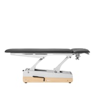 Swop 4 Pro Hydro Hydraulic Physiotherapy Table: four sections, adjustable height 48-88 cm, maximum load 200 kg, seamless upholstery and 360° wheels