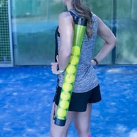 Tennis/padel ball collection tube: With capacity for 12 - 15 - 21 balls