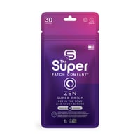 Zen Super Patch - Pack of 30 patches. VTT 2.0 Vibrotactic Technology for calm, focus, and mental well-being