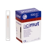 Acupuncture Needle - Copper handle with head and guide + five needles (Azimuth)