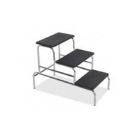 Patient access bench: three sections, made of stainless steel and with a non-slip surface Patient access bench: three sections, made of stainless steel and with a non-slip surface