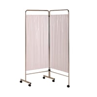 Two-section clinical screen: made with wheels (178 x 75 cm) (3 different finishes) Two-section clinical screen: made with wheels (178 x 75 cm) (3 different finishes)