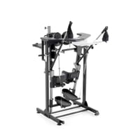 Standing frame and gait simulator with IOP support for adults with lower limb paralysis