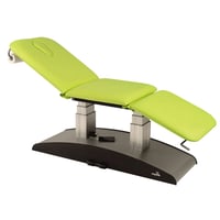 Ecopostural electric stretcher: Vertical elevation by foot control, two columns and three bodies (62x198 cm)