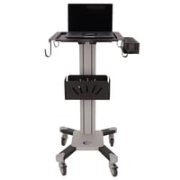 Transport cart for Kinefis ultrasound machines compatible with Chison Eco, Ebit, Sonoair and Sonobook