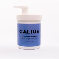Galius Radiofrequency Cream 1000 ml: Moisturizing and conductive for physiotherapy and facial and body aesthetics