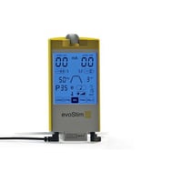 EvoStim UG therapeutic unit: two perineal electrostimulation channels. Composed of batteries, instruction manual, connection cables and vaginal or anal probe. Perfect for incontinence reeducation