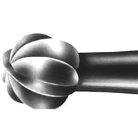 Carbon steel cutter: coarse abrasion