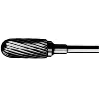 Milling cutter made of 1546 Tungsten Carbide: Medium-Fine Abrasion. Ideal for finishing nail roughing.