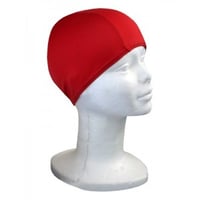 Polyester swimming cap