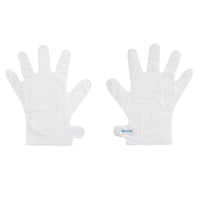 Lot of 10 pairs of disposable plastic gloves