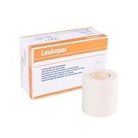 Leukopor 5 cm x 9.2 meters: Microporous paper tape (6 units)