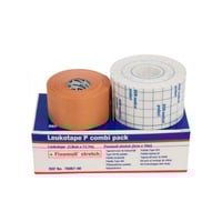 Leukotape P 3.8 cm x 13.7 m + Fixomull Stretch 5 cm x 10 m