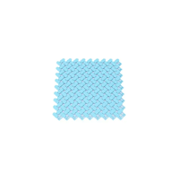 Pool floor tile with perforated surface for moisture drainage (25x25 cm)