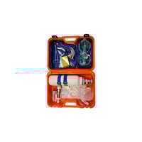 Resuscitation bag with pressure regulator 15L + 2L oxygen bottle (no load)