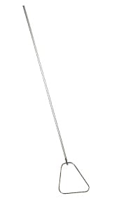 Triangle monitor with stainless steel head and anodized aluminum handle