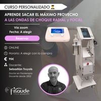 PERSONALIZED COURSE: Learn to get the most out of Radial and Focal Shockwave Therapy (Date: TO BE CHOOSE WITH PURCHASE)