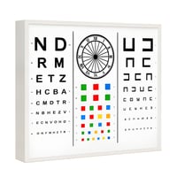Optotype for ophthalmological examinations for adults Optotype for ophthalmological examinations for adults