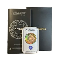 PHIWAVES Diamond electromagnetic radiation protection device. Featuring scientifically validated Pranan technology. Its compact and lightweight design allows for easy carrying in a pocket, purse, or backpack.